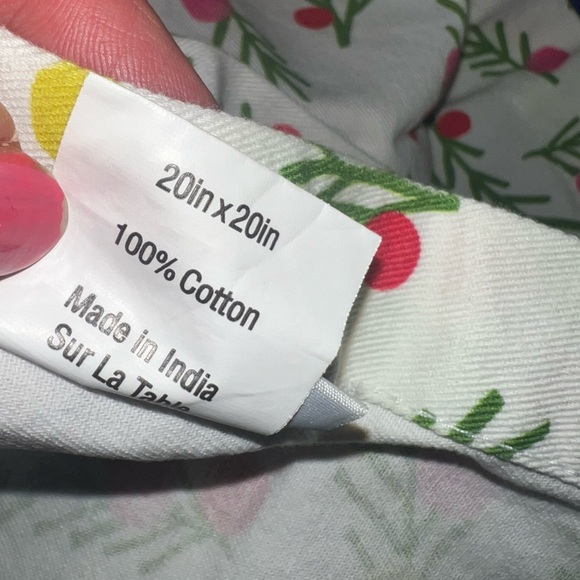 Sur La Table Nutcracker Sprig Napkins Set of Two - Picture 8 of 8